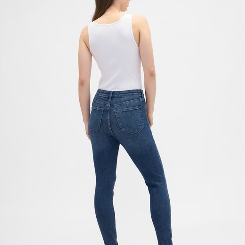 NWT Gap Dark Blue Women's Skinny Jeans - Picture 3 of 6